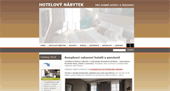 Desktop Screenshot of nabytek-hotelovy.cz